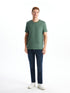 LC Waikiki Crew Neck Short Sleeve Combed Cotton Men's T-shirt